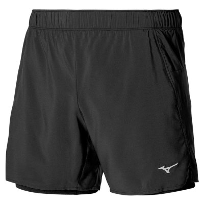 Pantalones Cortos Mizuno Core 5.5 2IN1 Hombre Negros - Chile M160ODXBCA